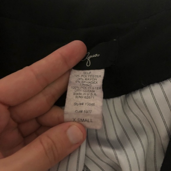 Aqua black blazer - Picture 4 of 5